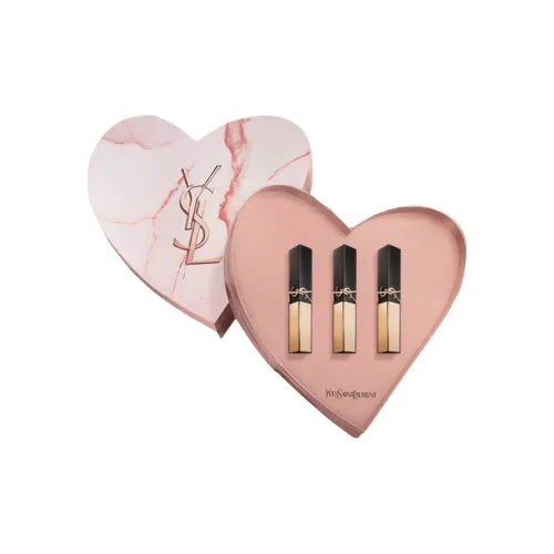 SAINT LAURENT Золотая Барная стойка Увлажняющие Помады Матовый Естественный Блестящий 2,2г+2,2г+2,2г