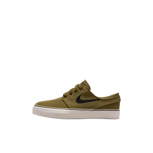 nike SB Stefan Janoski Low Топ Детские Скейтбординги Оливково-зеленый Унисекс