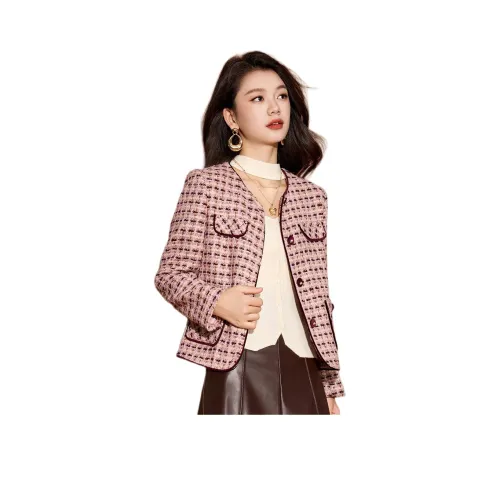 MEILANNI Розовый Женский Короткий Пальто