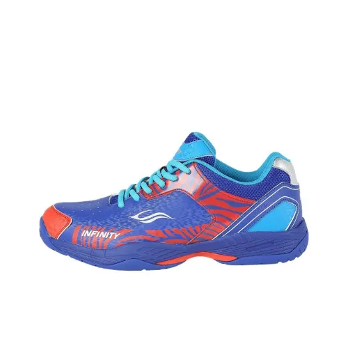 BONNY Амортизаторы Shock Slip-resistant Abrasion-resistant Низкий топ Бадминтон Обувь Unisex Синий Оранжевый Красный