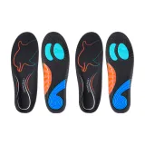 2 шт [Поддержка свода | Спортивные амортизаторы] Черный