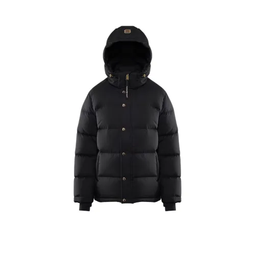 ARITZIA Супер Puff CliMATTE Оригинальный Пуховик Женские Черный Блестящий Золотой черный Ярко-золотой