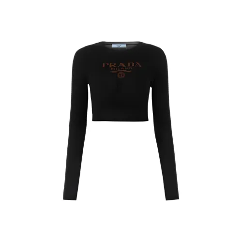 PRADA Черные Женские Свитеры