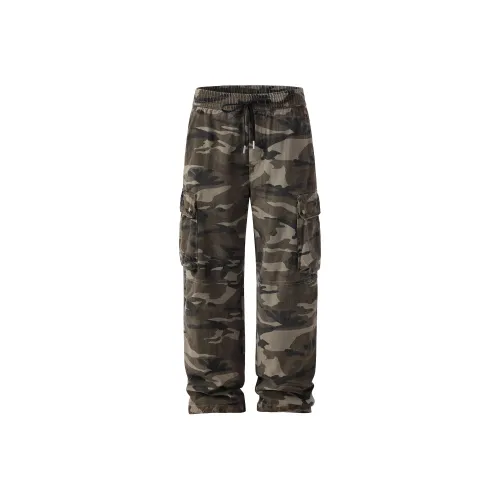 CVOOOER Камуфляж Унисекс Повседневные Штаны