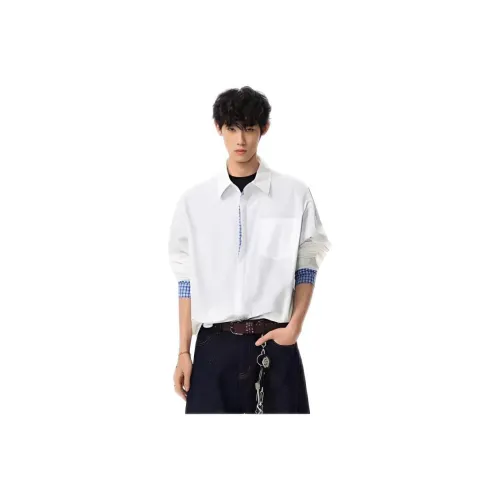 ENPofficial Белая Мужская Рубашка