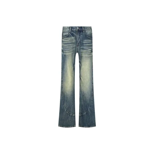 COOLALPACA Синий Унисекс Джинсы