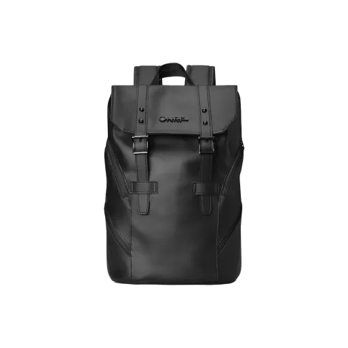 ONRF Полиэстер Ноутбук Рюкзак Унисекс Крутой черный