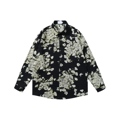 51XXHA Монохромный Унисекс Рубашки