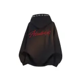 Чёрный (Красный текст)