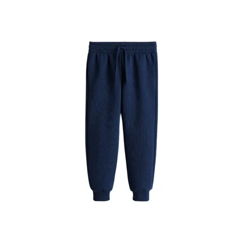 H M Морской синий Kids Вязаные Тренировочные брюки
