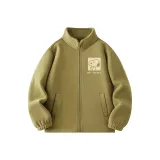 [Мальчики Флис Пальто] Зеленый Arts Nubi X ZR_3