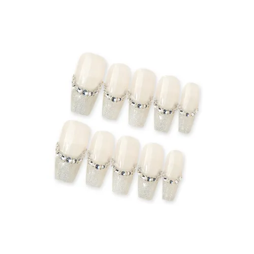 FINGERBOOK MBTI Personality Collection Звездное море Средний Трапеция LADDER Белый Smudge Мелкие блестки