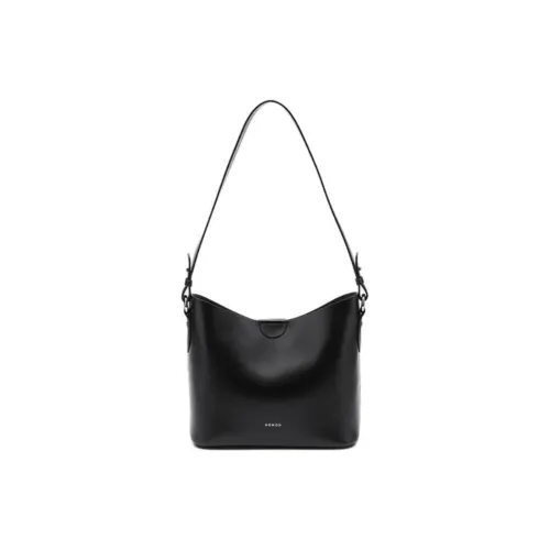 HONGU Сумка через плечо из коровьей кожи с синтетической кожей стандартная женская темно-черный абрикос