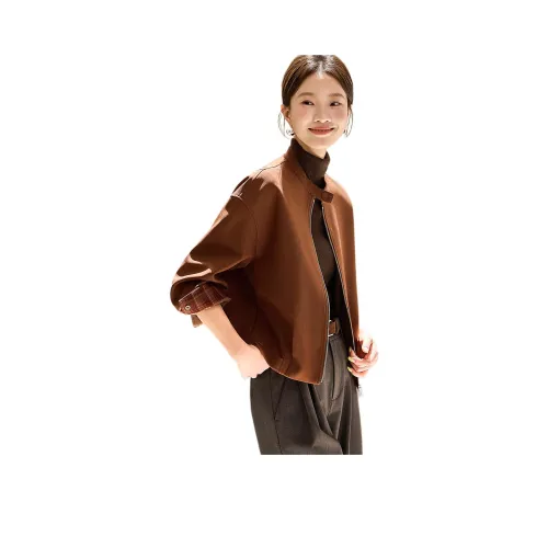 MOHANYIMEI Карамельный кофейный толстый вариант женские куртки