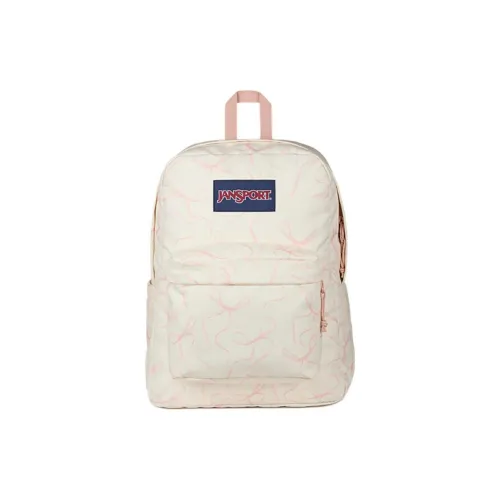 JanSport Ткань Рюкзак Средний Унисекс Бежевый