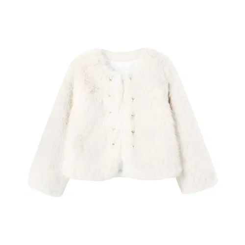 ZEKIKO STUDIO Белый Женские Меховые изделия