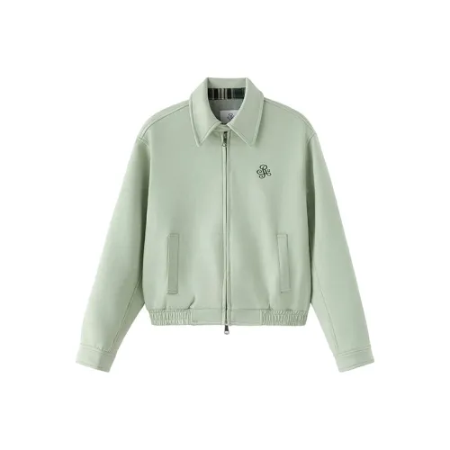 IKYOU Зеленый Женский Куртки