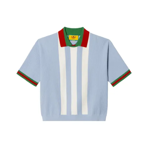 GUCCI Adidas X GUCCI Co Branded Series SS24 Свитер Мужской Синий