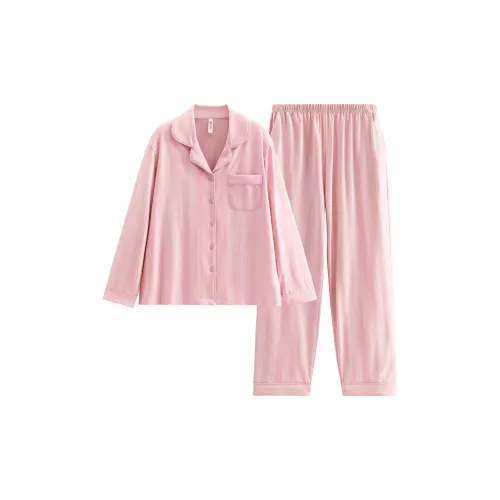 FENTENG FJ26931598 Розовые полосы Женские Пижамные комплекты