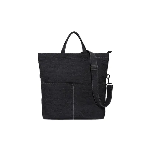 URBAN REVIVO Ткань Сумка через плечо Большая Мужская Синяя