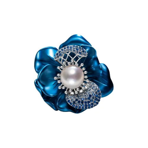 NUANTONG Золотой Покрытый Медный Броши Женские