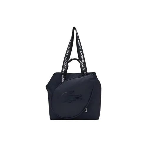Сумка с одним плечевым ремнем из полиэстера унисекс цвет полночный синий серия LACOSTE Collaboration