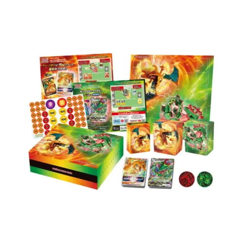 Pokémon Rayquaza Charizard Покемон Duel Cards PTCG Charizard VSTAR VS. Eternatus VMAX Предоборудованная Коробка