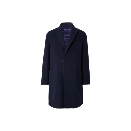ETRO Мужское пальто морского синего цвета