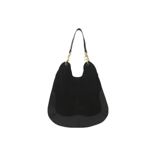 See By Chloe Hana Рельефная козья кожа с замшей коровья кожа сумка женская черная