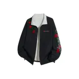 Чёрный с белой подкладочной тканью