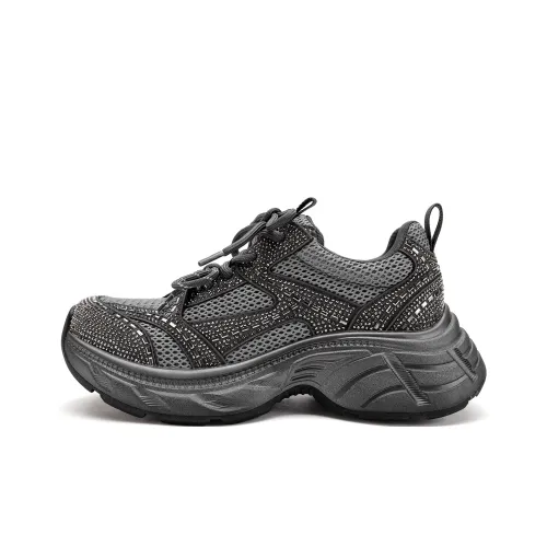 D Fuse SCANDINAVIA Высота Увеличивающие Устойчивые к Износу Низкие Кроссовки Женские