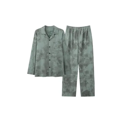 Pretty lady Павлиний зеленый Мужской Пижамные комплекты