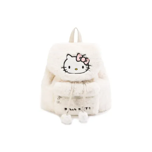 Sanrio Polyester Backpack Women's Milk White Санрио Полиэстер Рюкзак Женские Молочный Белый