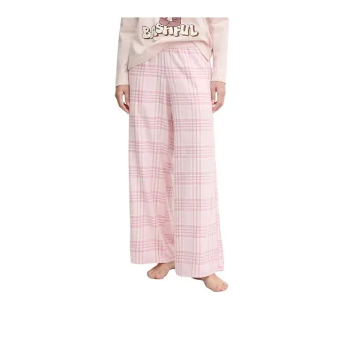 Hollister Pink Women's Pajama Pants Hollister Розовые Женские Пижамные Штаны