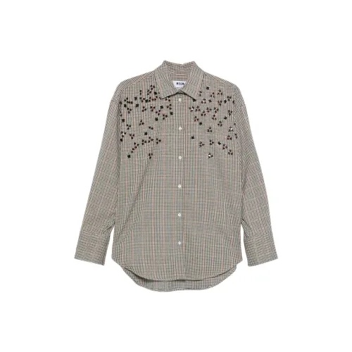 MSGM Бежевые Женские Рубашки