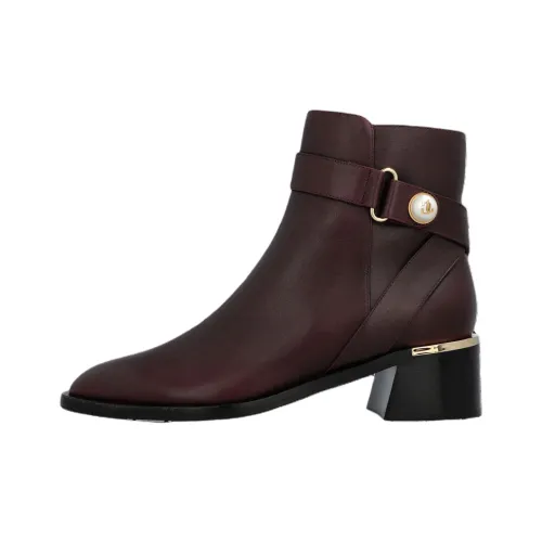 Jimmy Choo Noor Ботильоны 5 см Женские Бордовый