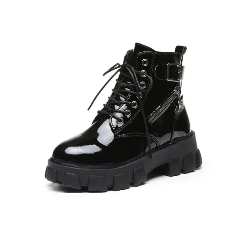 GULIA Martin Boots Black Women's