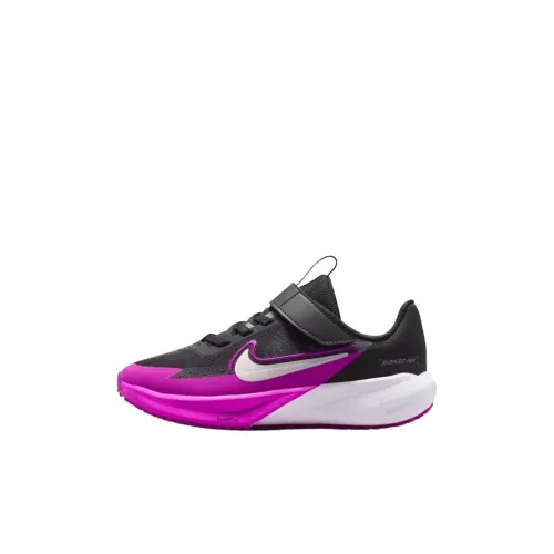Nike SONIC FLY Low Топ Детская Беговая Обувь Черный Фиолетовый Малыш