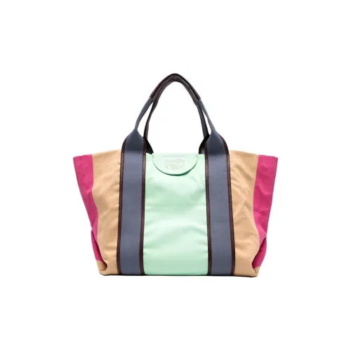 See By Chloe Laetizia Телячья кожа с хлопком тоут сумка для покупок сумка женская персиково-розовый и многоцветный