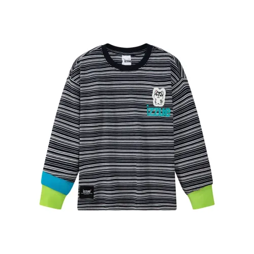 Izzue Полосатая Длинная Рубашка с Длинными Рукавами