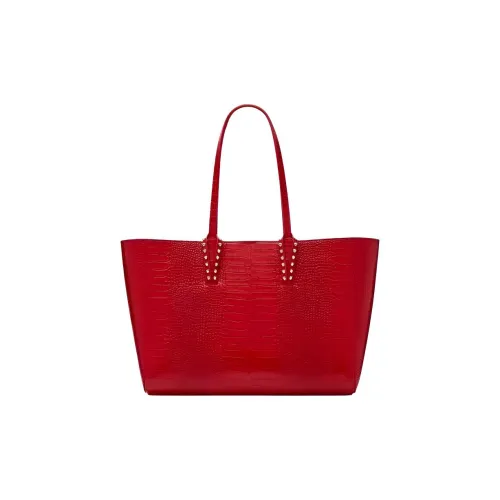 CL Кожа Тоут Сумка Сумка для покупок Сумка на плечо Женская Красная