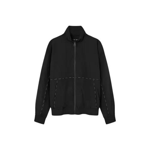 VERSACE JEANS COUTURE SS25 Куртки и Пальто Мужской Черный