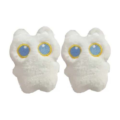 LOGISTAR Синий Eyed SHIRO Кошка Плюшевый Брелок 10 см Длина Тела