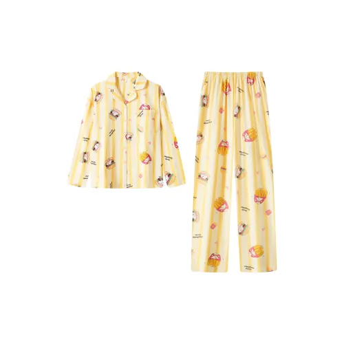 Gongdie x Curl Puppy Collaboration Пижамный комплект Женские