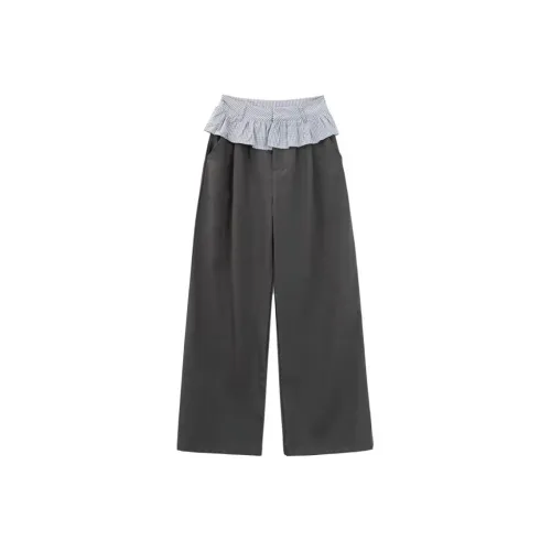 FTTHR Light Gray Women's Casual Pants FTTHR Светло-серые женские повседневные штаны