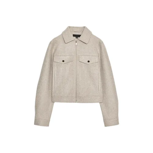 ZARA Бежевый Женский Куртки