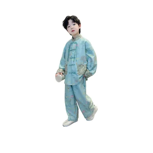 TAOTIANMAO Мальчики Модный и Крутой Западный Позиционирование Стиль Повседневный Классический Стиль Ханьфу