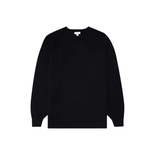 SUNSPEL FW23 Свитер Мужской Темно-Морской Синий Смешанный Цвет