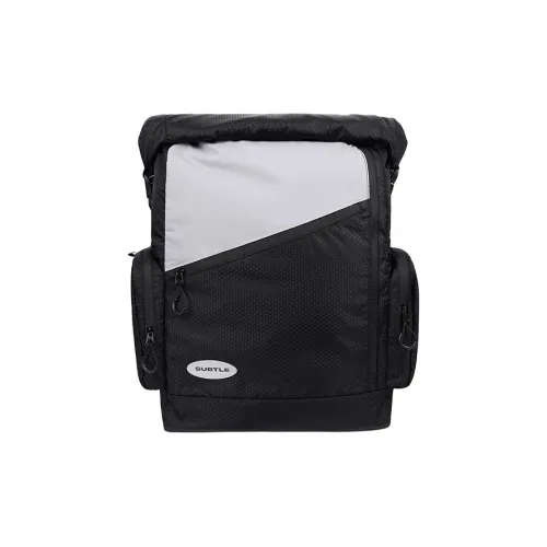 Тонкая ткань полиуретан рюкзак унисекс черный серый