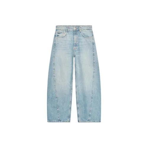 ZARA Trf Светло-Синие Женские Джинсы